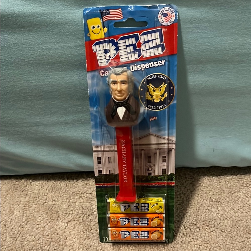 Zachary Taylor PEZ Candy Dispenser- US Presidents Edition